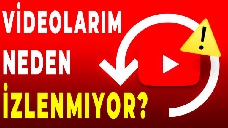 YouTube Videolarım Neden İzlenmiyor? Gerçek Nedenler ve Çözümler 31 Videolarınızın izlenmemesi mi sizi üzüyor? Spam, shadowban ve yapay zeka gibi problemler yaşıyor musunuz? Bu yazıda bu problemleri çözmenin ve Youtube'da başarılı olmanın yollarını bulacaksınız!