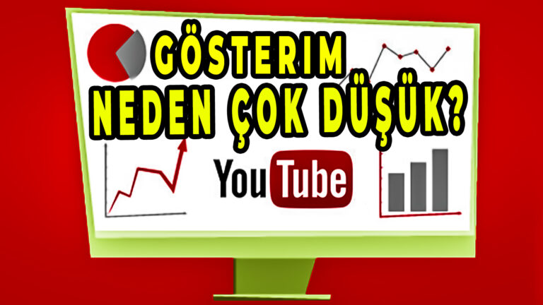 Youtube Gösterim neden çok düşük? Neden Görüntülenmiyor? 2025 16 Videolarınızın gösterim sayısı düşük mü? Youtube SEO ile sorunu çözün ve videolarınızın daha fazla kişiye ulaşmasını sağlayın!
